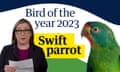 Lenore Taylor announces the winner of the 2023 Guardian/Birdlife Australia bird of the year&nbsp;