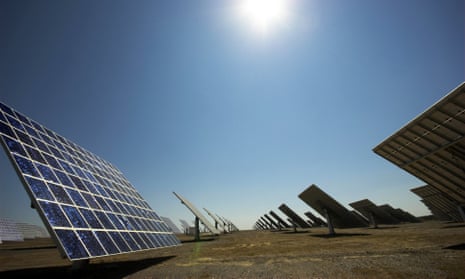 The world’s largest solar power plant at Moura, Portugal.
