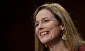 Supreme Court nominee Amy Coney Barrett participates in the second day of her Senate Judiciary committee confirmation hearing on Capitol Hill.