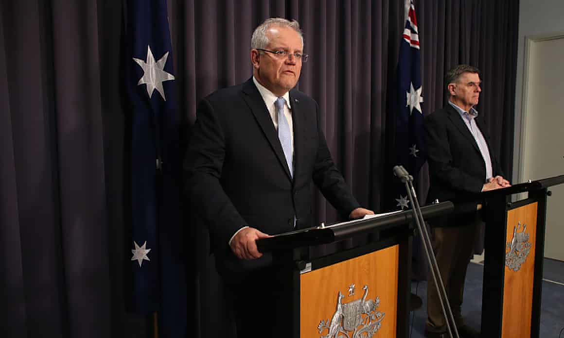 Scott Morrison and the chief medical officer Brendan Murphy announce further closures on Sunday evening.