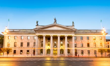 The General Post Office building, the headquarters of the 1916 Rebellion.