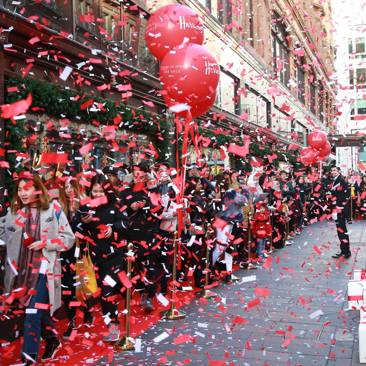 Boxing Day Sales Shoppers Spend Big But Footfall Down On Last Year Retail Industry The Guardian