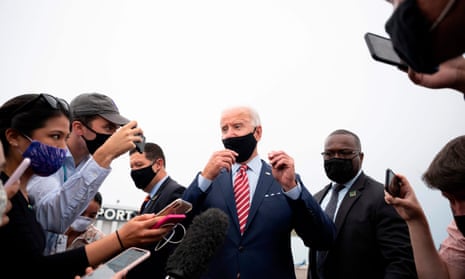 Biden in Tampa on Tuesday. His campaign’s effort will involve several other top Democratic voting rights and election law attorneys as well as Eric Holder, the former attorney general.