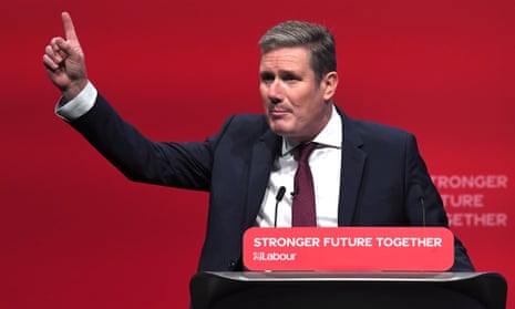 No one saw that gag coming. Keir Starmer at the Labour conference.