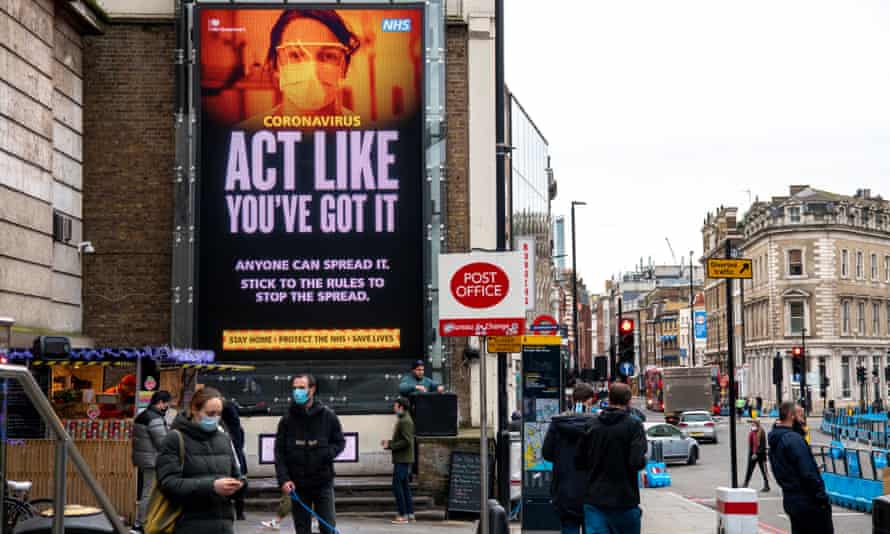 Coronavirus billboard sign