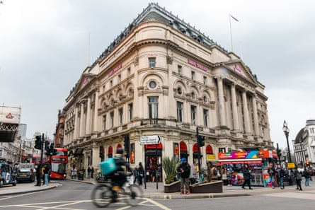 The London Pavilion building.