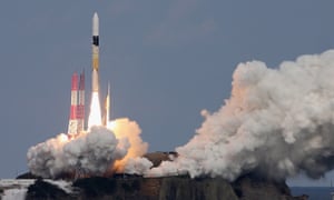 Japan’s Hayabusa2 is launched into space in December 2014.
