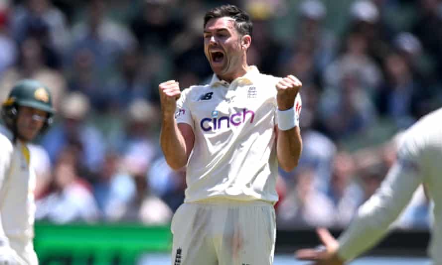 Jimmy Anderson was the pick of the England bowlers.