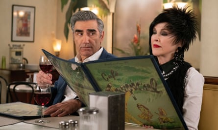 Eugene Levy and Catherine O’Hara in Schitt’s Creek.