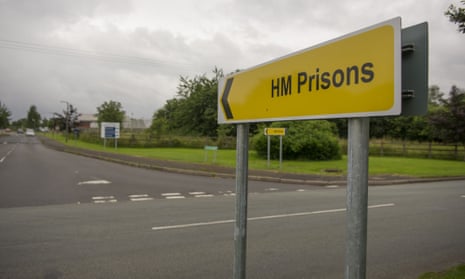 Sign to a prison