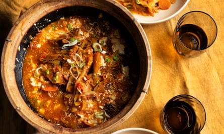 Kimchi stew … good for the microbiome.