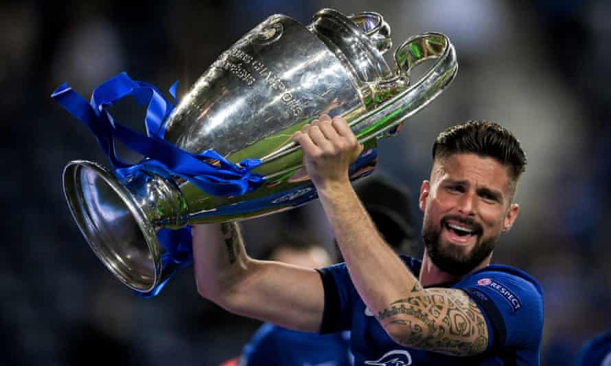 Olivier Giroud close to leaving Chelsea for Milan in £1.7m deal | Transfer window | The Guardian