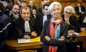 Christine Lagarde en la corte
