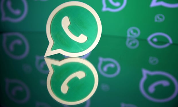 Whatsapp messaging service logo.