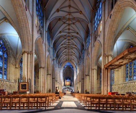 Interior of York Minster.