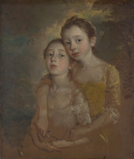 The Painter’s Daughters with a Cat by Thomas Gainsborough