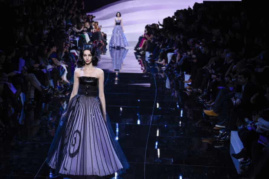 Armani Privé: lilac blooms on Giorgio's couture catwalk | Fashion | The ...