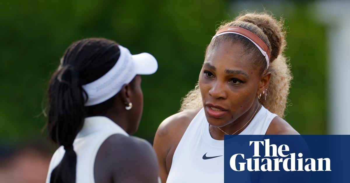 Serena Williams makes winning return to tennis with victory in Queen’s doubles