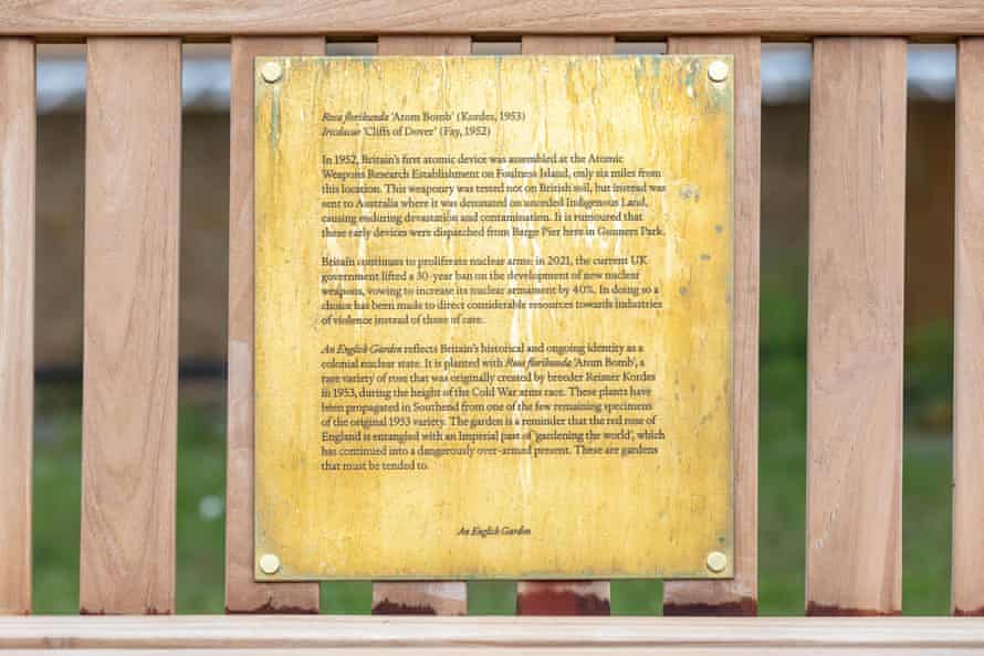 The plaque that fired objections by a group of Tory councillors.