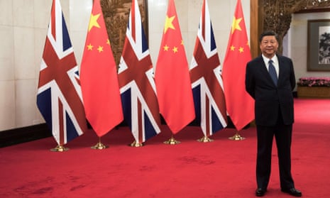 Chinese president Xi Jinping greeting a British business delegation in 2018.