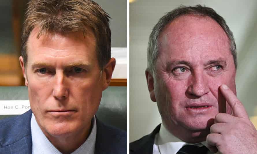 Christian Porter and Barnaby Joyce