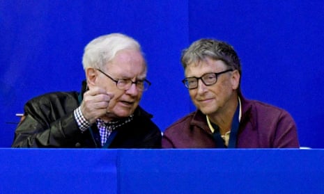 Billionaires Warren Buffett and Bill Gates