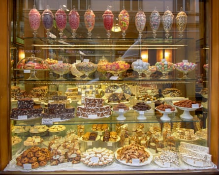 A confectionery shop in Florence.