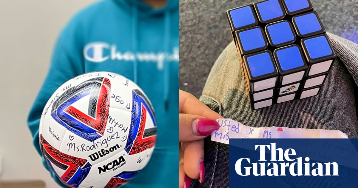 A soccer ball, a T-shirt: teachers scramble to say goodbye to students ...