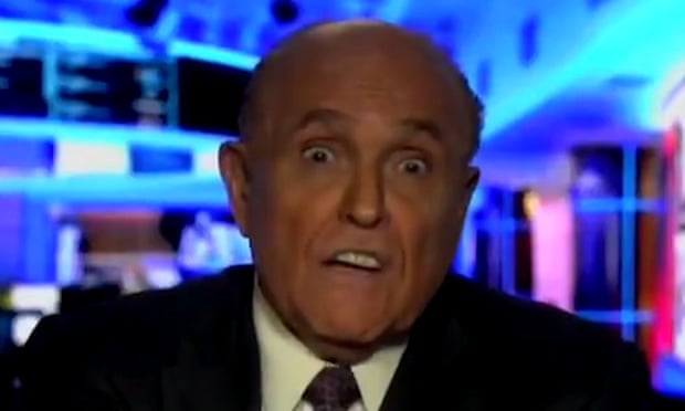 Rudy Giuliani loses his temper on live TV.
