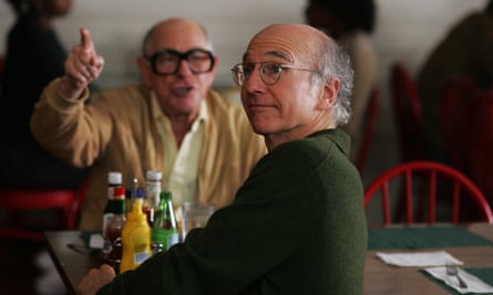Shelley Berman, left, with Larry David in Curb Your Enthusiasm.
