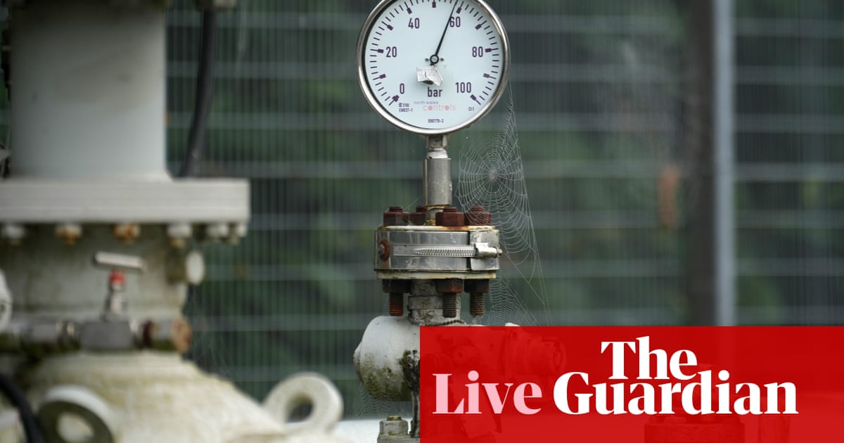 Gas prices ease back from record highs amid energy crunch; UK’s £1bn Covid bailout criticised – business live