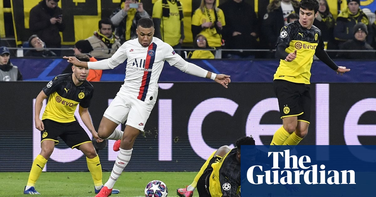 PSG's game against Borussia Dortmund to be played behind closed doors