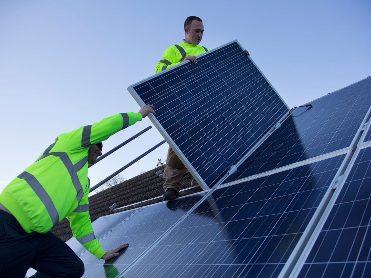 installing rooftop solar panels