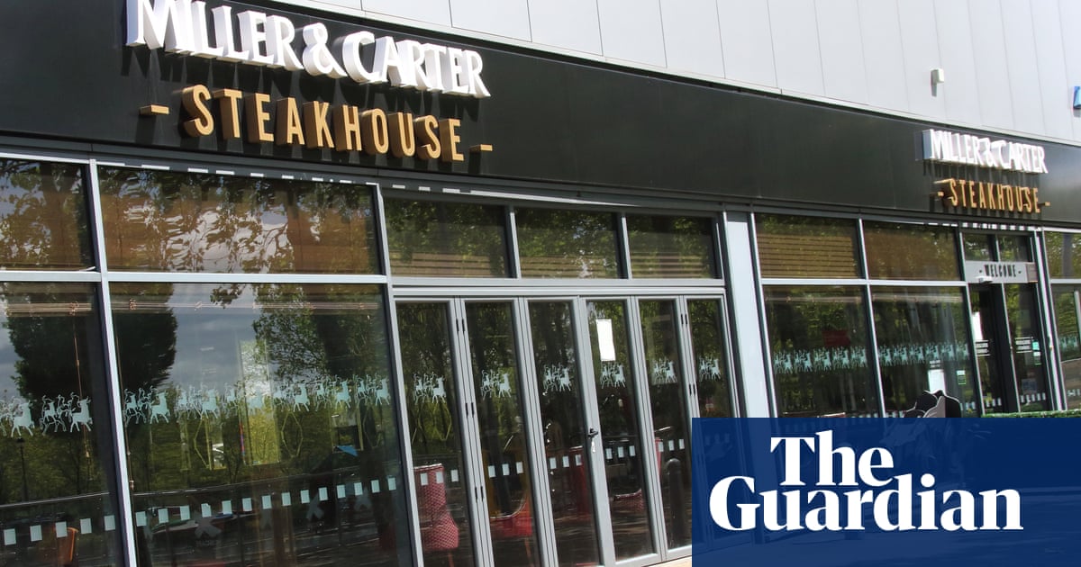 Steakhouse chain Miller & Carter criticised as waiting staff lose out on tips to up pay for chefs
