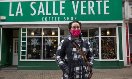 Sandra Malho is worried about the customers who depend on her cafe for some human contact.