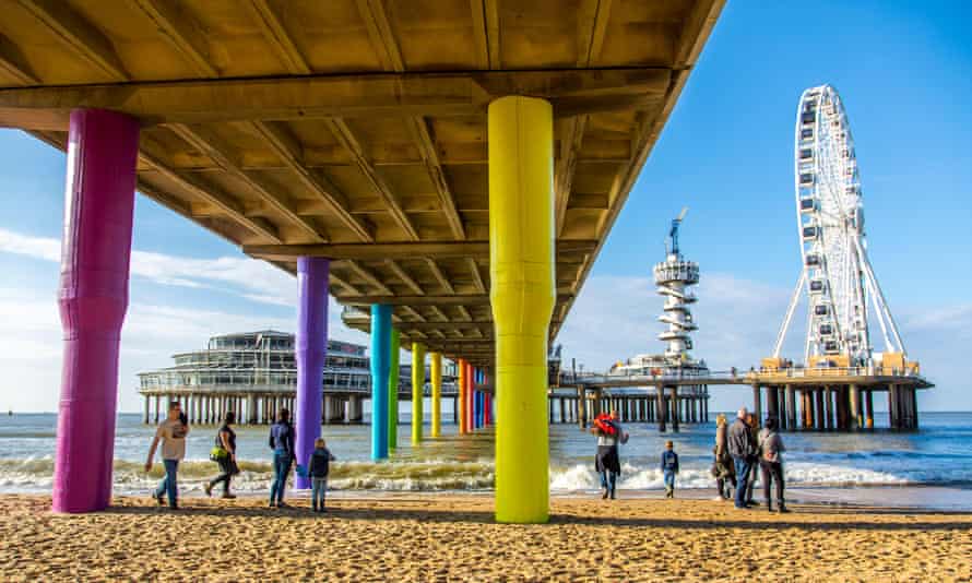 North Sea beach at Scheveningen, The Hague.