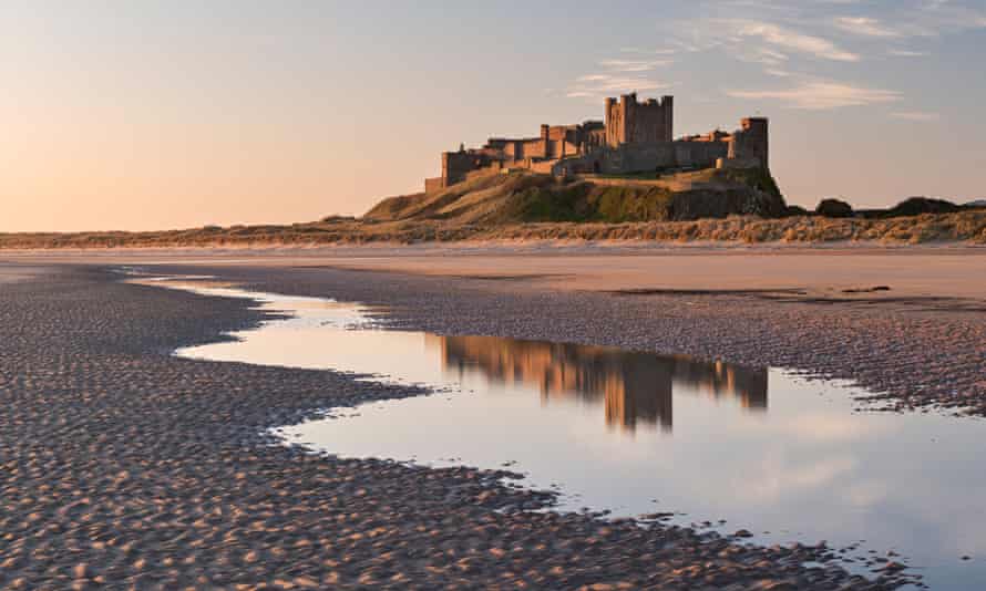 Bamburgh Castle in Northumberland.
