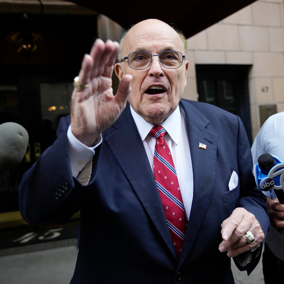 Rudy Giuliani surrenders at Georgia jail in Trump election subversion case | Rudy Giuliani | The Guardian