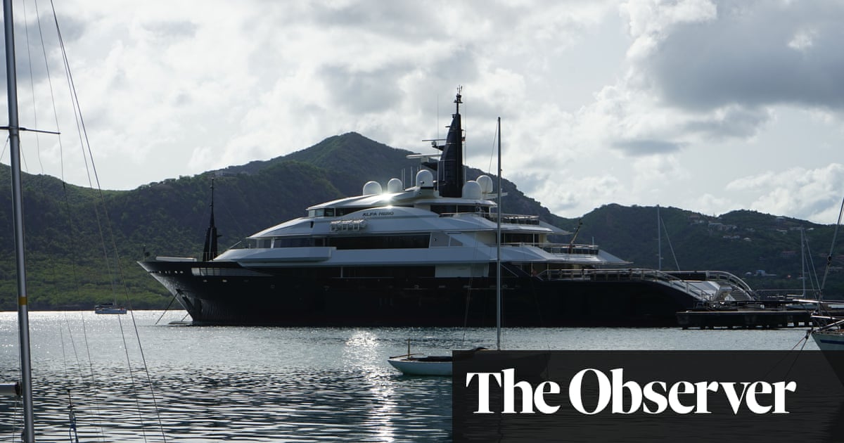 Revealed: Russia-linked superyachts ‘going dark’ to avoid tracking systems