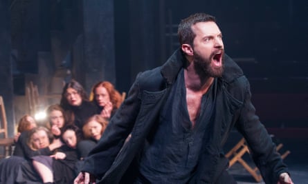 Richard Armitage as John Proctor in The Crucible at the Old Vic, London. Photograph:  Tristram Kenton for the Guardian.