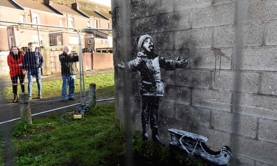 Wales In Bid To Save Banksy Mural In Port Talbot Banksy The Guardian