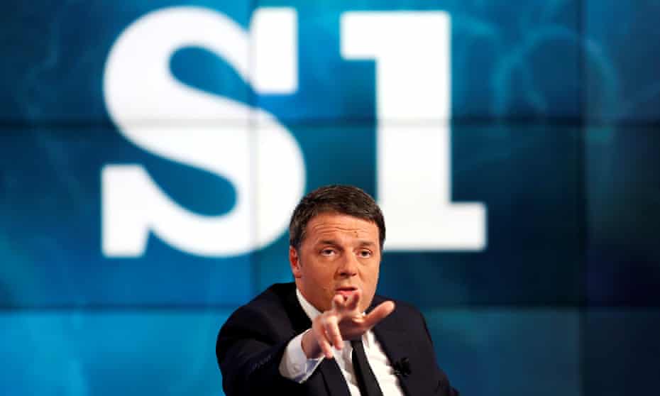 Italy’s PM Matteo Renzi has vowed to quit if he loses the referendum on constitutional reforms.
