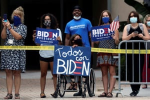 The Fight For Florida S Latino Voters Biden Courts Puerto Ricans As Trump Rallies Cubans Us News The Guardian