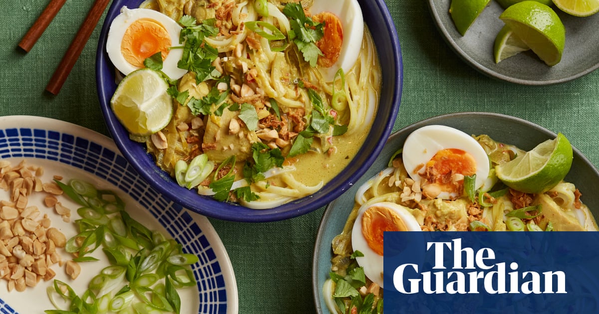 Slurp the blues away: Ravinder Bhogal’s recipes for winter noodle soup-stews