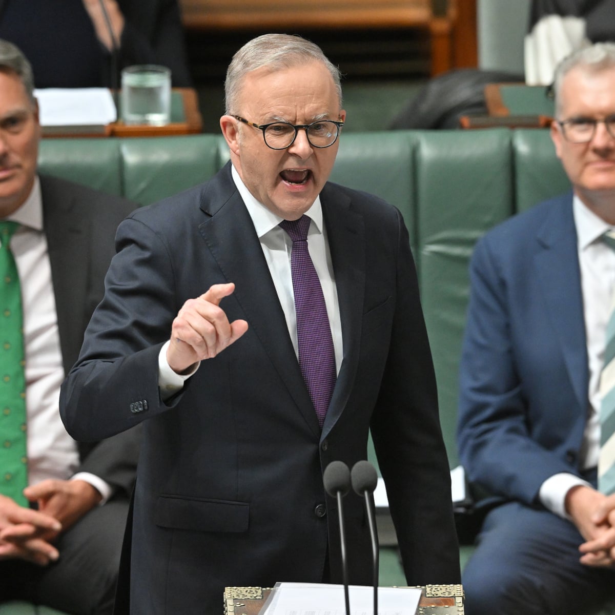 Only dictatorships pretend to be perfect': Albanese gives fiery defence of democracy after US election | Anthony Albanese | The Guardian