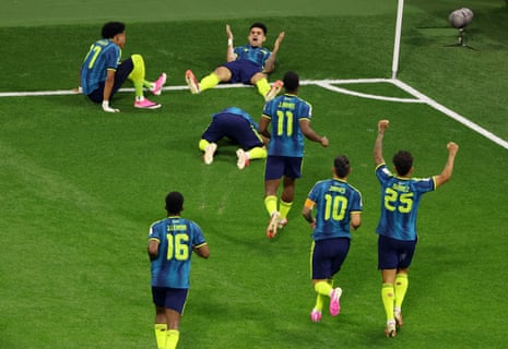 Colombia celebrate