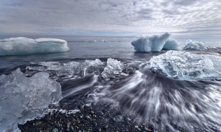 Iceland’s melting glaciers.