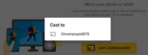 chromecast screengrab