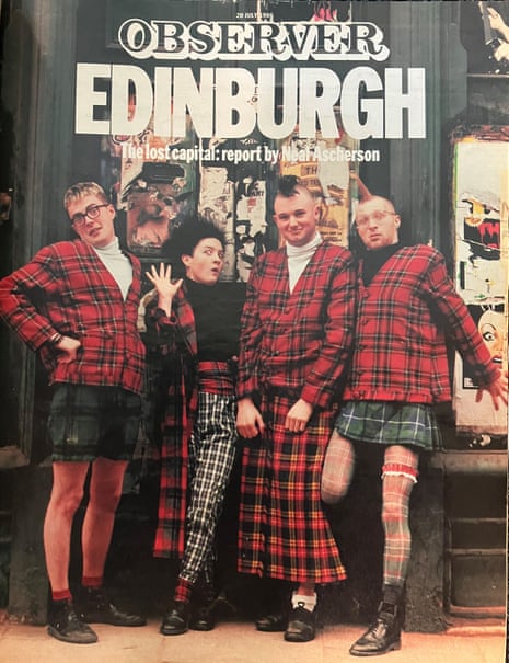 Mad about plaid: the Edinburgh street scene, 1986.