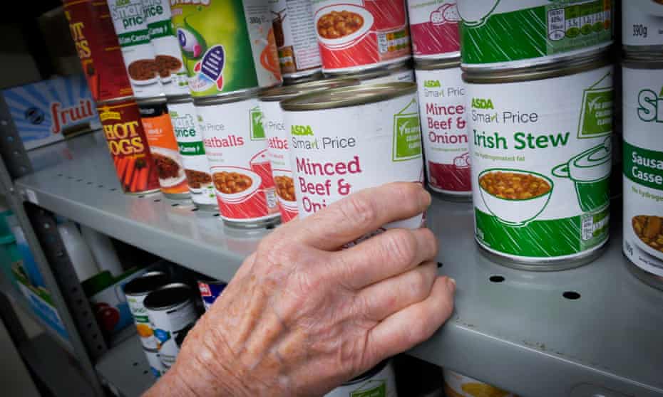 A food bank in South Shields